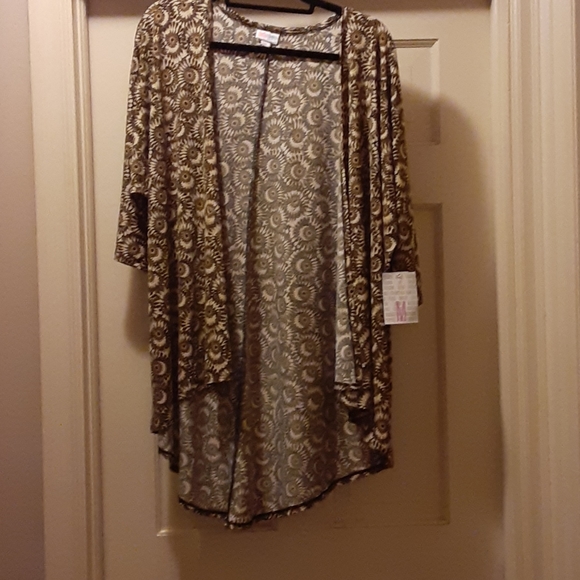 Open cardigan/kimono high low